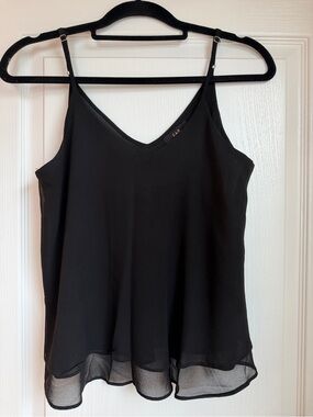 Classic Black V-Neck Spaghetti Strap Tank Top